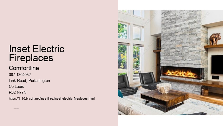 Inset Electric Fireplaces for a Seamless Look